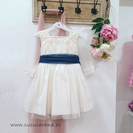 Ocarina vestido ines crudo