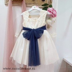 Ocarina vestido ines crudo