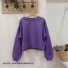 Sudadera sport morado