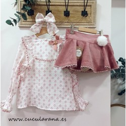 Noma Fernández Conjunto blusa y falda Trento