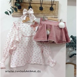 Noma Fernández Conjunto blusa y falda Trento