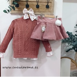 Noma Fernández Conjunto blusa y falda Trento