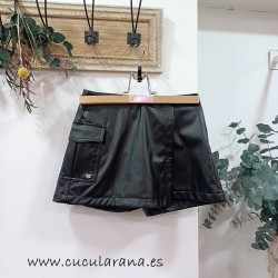 Sarabanda short falda negro...