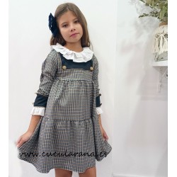 Vestido DANUBIO pata de gallo de KAULI