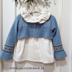 chaqueta corta azul Francia Danubio