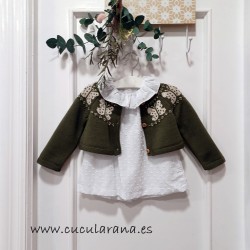 Kids chocolate Chaqueta corta mariposas