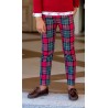 Kids chocolate Pantalon tartan circo