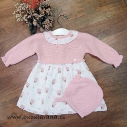 Prim baby vestido bebe lana y bambula 947