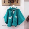 poncho broche